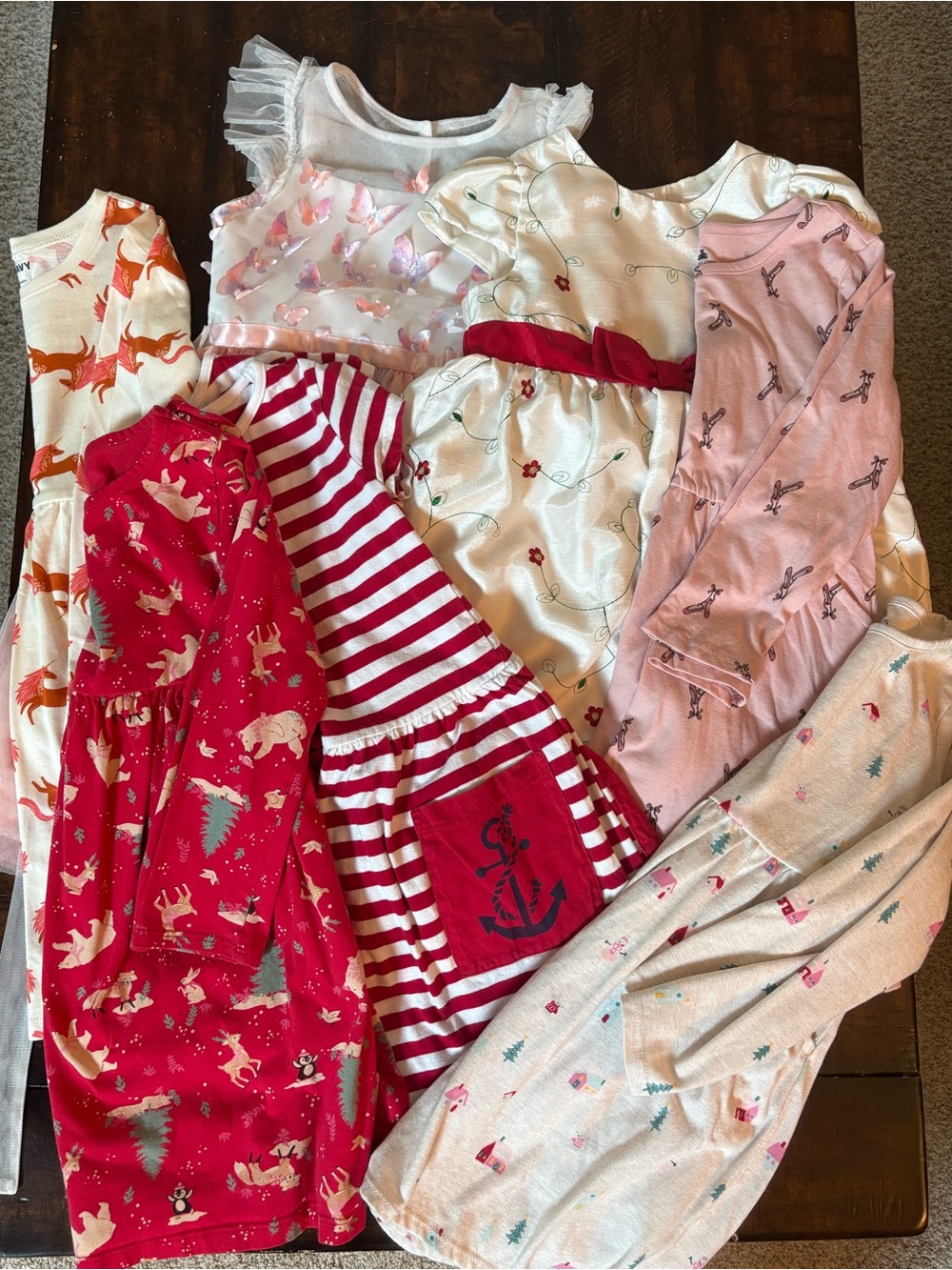 Bundle of 11 Dresses in Kids Size 5T, 4T